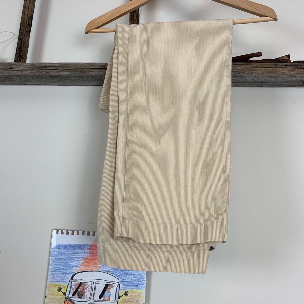 Tan striped Tommy Hilfiger chino